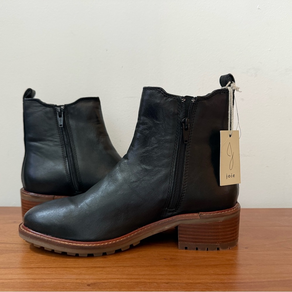 Joie Classic Black Ankle Booties